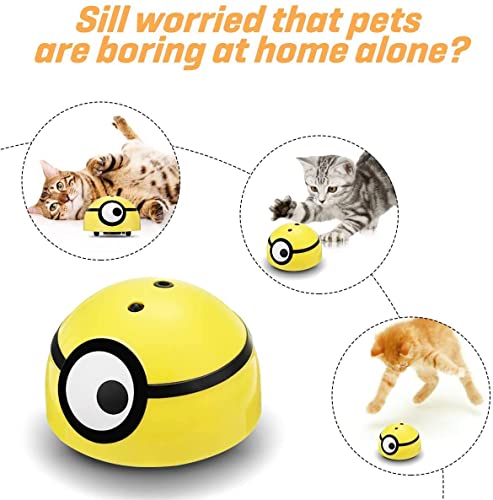 Juguetes de perro, interactivos de inducción, juguete inteligente electrónico con sonido LED de evasión, interactivo para niños, gato perro