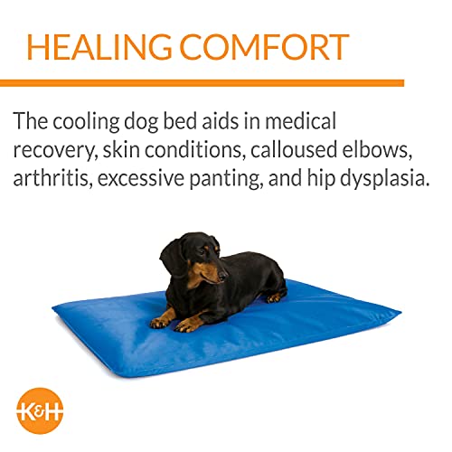 K&H Pet | Cama refrigerada | Cama refrigerada para Mascotas para Mantener a su Perro fresquito en los días de Calor.