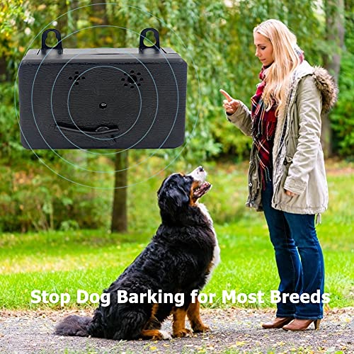 LANGYA Anti-Bark Control Box Dispositivos de Entrenamiento ultrasónico Cachorro al Aire Libre Sonic Silencer Herramientas Repelente Perro ladrando tapón