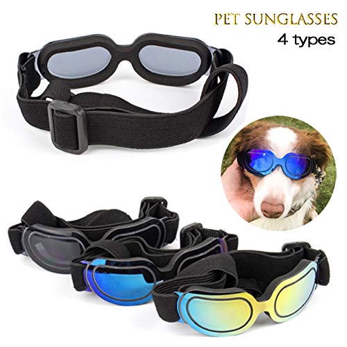 LANZHEN-RY Gafas de Perro Gafas de Sol para Perros de Mascotas Gafas Ajustables Gafas de Sol para pequeños Perros Grandes Gafas de Gafas al Aire Libre Perrito Perrito Cachorro Mascota para Mascotas