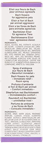 Las flores de Bach para animales ecológicos – Programa completo – 1 Elixir + spray de ambiente – Agressivos