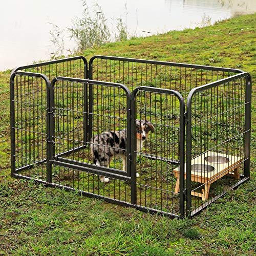 lionto Parque para cachorros gatos Jaula plegable cercado libre dimensiones 125x80x70 cm