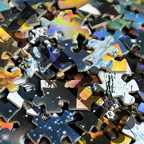 Lsping Puzzle niños 1000 Piezas Perros Border Collie Glance Moss 50x70cm