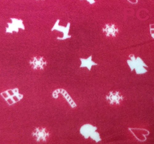 Manta polar Trixie para perros, con diseño navideño, de color rojo, de tamaño grande y de 100 cm x 150 cm