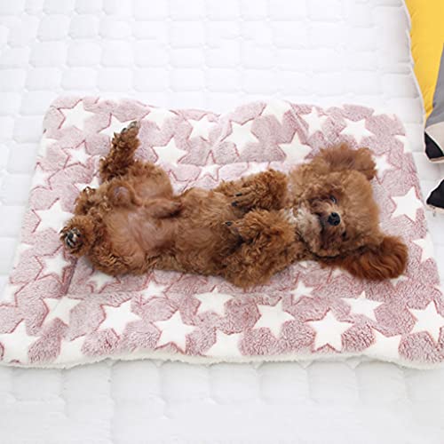 Mengmengda Cojín de felpa suave para sofá para mascota, cumpleaños, cachorro/gatito, uso diario, suave siesta/manta de dormir para mascotas