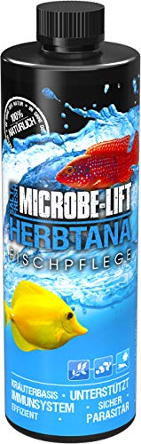 MICROBE-LIFT Herbtana - Estimulante inmunológico para Peces para acuarios de Agua Dulce y Salada, Producto de Cuidado a Base de Hierbas, Potencia y fortalece el Sistema inmunológico