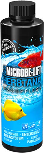 MICROBE-LIFT Herbtana - Estimulante inmunológico para Peces para acuarios de Agua Dulce y Salada, Producto de Cuidado a Base de Hierbas, Potencia y fortalece el Sistema inmunológico