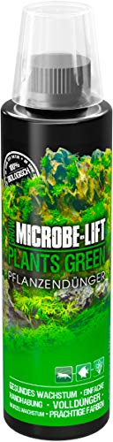 MICROBE-LIFT Plants Green – Fertilizante para Plantas, abono Completo semanal con Todos los oligoelementos y vitaminas Importantes, para Plantas de Acuario magníficas y sanas,