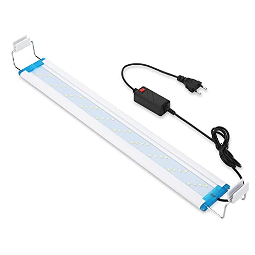 MOHAN88 LED súper Delgados iluminación de Acuario luz de Planta acuática lámpara de Clip Impermeable Extensible para pecera 90-260V
