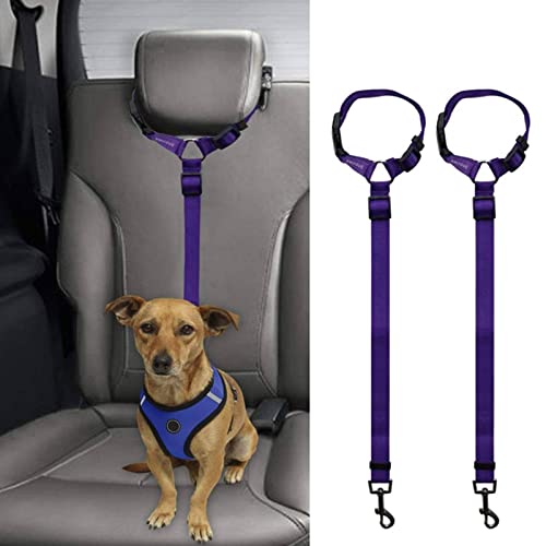 NA Pet coche cuerda de seguridad anillo perro coche cinturón de seguridad asiento trasero mano cuerda 2pcs/paquete
