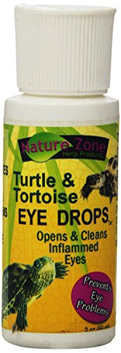 Nature Zone Turtle Eye Drops Open and Cleans Inflamed Prevents Eye Problems 2 oz