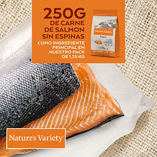 Nature's Variety Original - Pienso para gatos esterilizados con salmón sin espinas 1,25 Kg