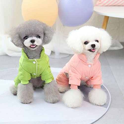 NCONCO Abrigo de perros Ropa de algodón Cachorro Chaqueta de invierno para perros pequeños