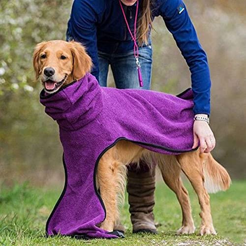 Nueva ropa de invierno toalla trajes de galgo Pitbull sudaderas con capucha chaqueta para perro ropa cálida arnés chaleco ropa ropa para mascotas abrigo (XXL, verde militar)