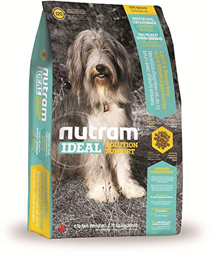 Nutram Piel/Abrigo/estómago Sensible para Perros – Cordero y arroz Integral con Huevo Entero Receta 2kg