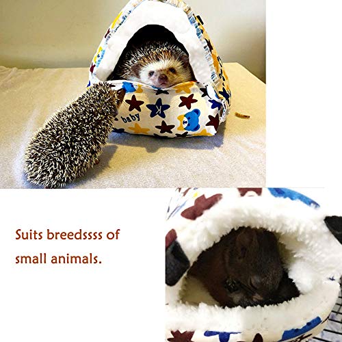 Oncpcare - Hamster para invierno y pequeños animales para cama de erizo, para dormir en forma de hamster y pájaros
