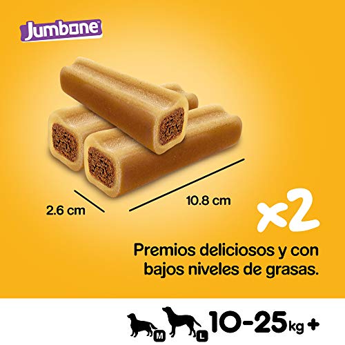 Pedigree Jumbone Huesos para Perros sabor Vacuno y Ave (pack de 12 x 2ud)