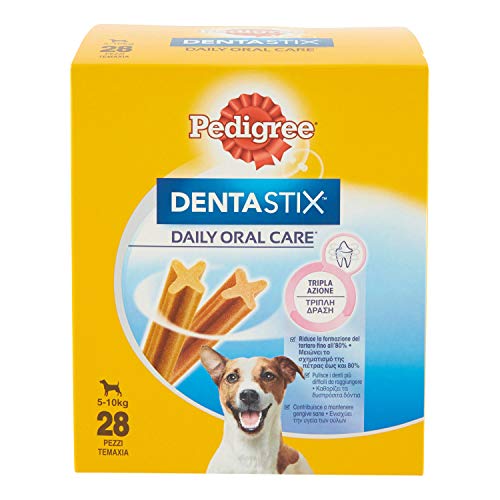 Pedigree Pack de Dentastix de uso Diario para la Limpieza Dental de Perros Pequeños (28ud)