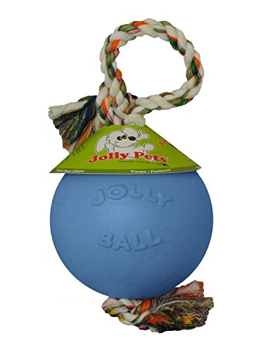 Pelota de Juguete Jolly Romp-N-Roll para Mascotas, 15 cm, Azul Claro