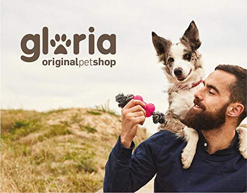 Peluche para perros GLORIA - Tamaño 22 cm - Juguete para perros - Peluche Kelsa - Peluche con sonido - Textura suave - Muy resistente - Color rosa claro