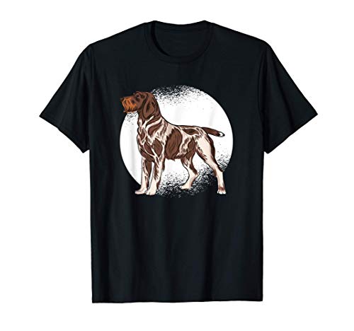 Perro de raza alemana de pelo duro, mascota de perro Camiseta