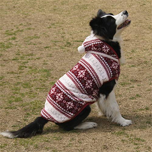 perros Ropa perros abrigo mascotas ropa Abrigo de perro grande Chaqueta de invierno cálido Ropa de perro grande Ropa de Navidad para mascotas Traje Corgi Husky Labrador Golden Retriever Disfraces