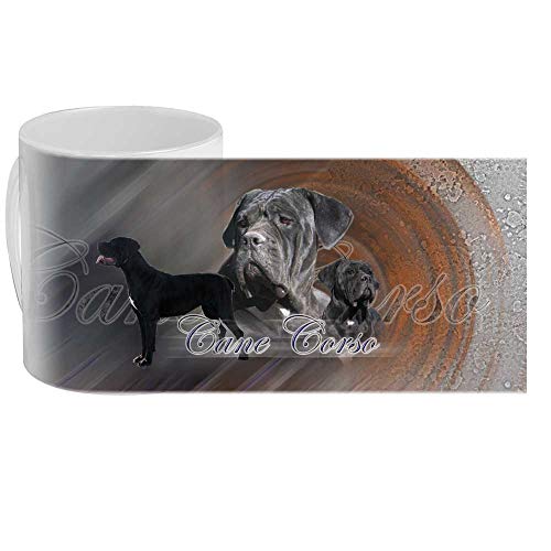 Pets-easy - Tazas personalizadas con diseño de perro cane Corso Femenino