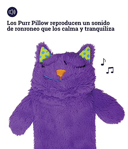 Petstages Purr Pillow Kitty - Juguete relajante de peluche - Para gatos