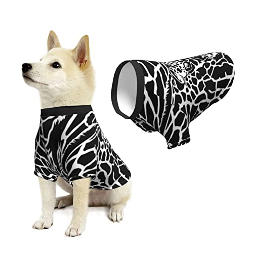 Pijamas Suaves para Mascotas Night Sky Pizza Funny Puppy Dog Atuendo Informal Mascotas Use Hoodies Ropa de Abrigo para Mascotas