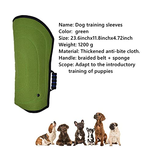 Protección profesional para entrenamiento con mangas para mordeduras de perro, resistente, duradero, apto para pitbull, pastor alemán, malinois, cachorro, perros pequeños, entrenamiento, morder, tir