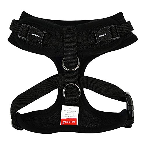 PUPPIA Ritefit Harness, Polyester, Negro, S