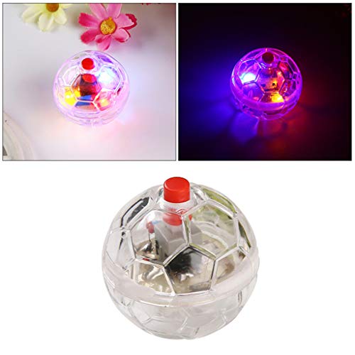 R-Weichong - Juguete para gatos, 3 pelotas de plástico transparentes luminosas, acariciador intercambiable, juguete de entrenamiento para gatos, pelota de flash