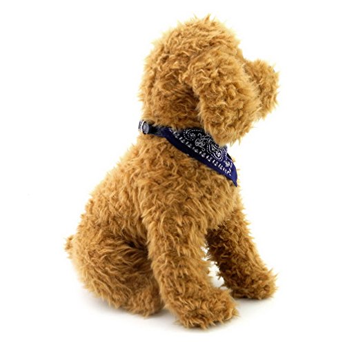 Ranphy Pañuelo pequeño para perros y gatos para bufanda de cuello femenino y masculino, estampado en todas las estaciones, color al azar (solo para mascotas de raza pequeña)