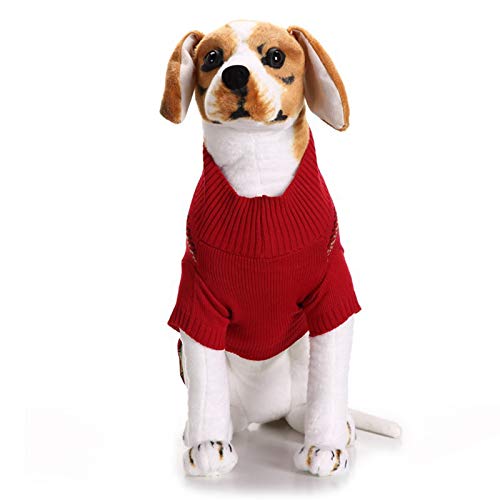 Ropa Suéter Partido del Perro, Astas De Navidad Mono De Dos Patas Navidad Trajes Pijamas Caliente De Disfraces para Los Pequeños Perros Medianos