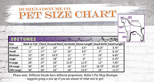 Rubies Rubie'S Big Dog Bride Costume, XXL Oficial de Novia s, Disfraz de Boda para Mascota, Talla, Blanco
