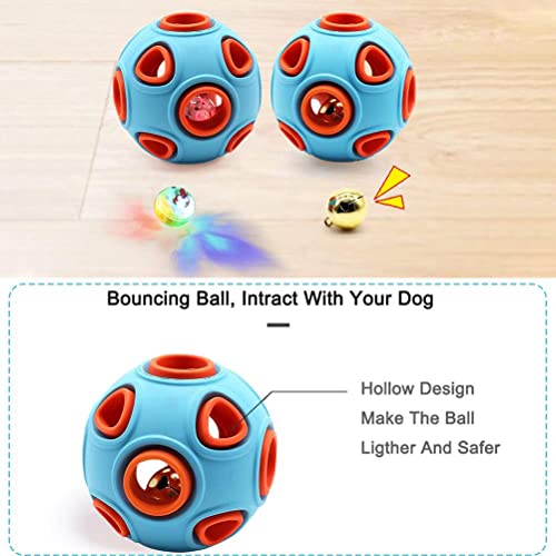 Sahgsa Pelota elástica para perros resistente con bolas de goma para jugar a perros