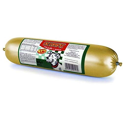 Salamotto Kippy salame cane cani alimento confezione 24 pz gusto pollo e manzo gr 800 -