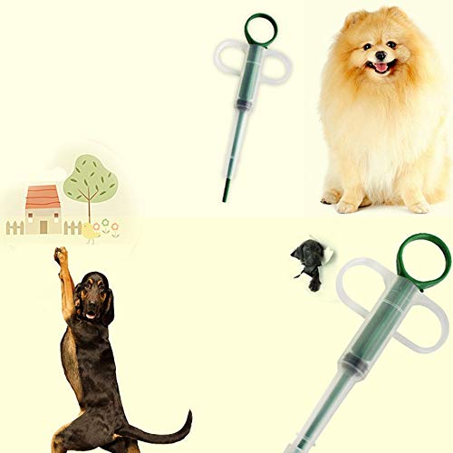SeniorMar-UK El Dispositivo de alimentación del palillo de la Medicina para Mascotas Puede Alimentar tabletas de Calcio insec