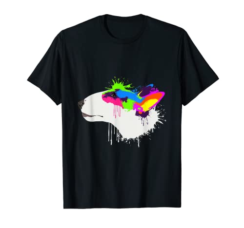 Splash Art Bull Terrier Dueño De Un Perro Regalo Perros Camiseta