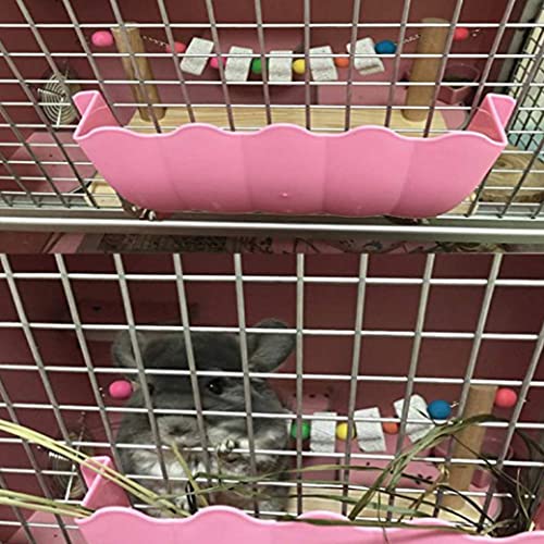 Sraeriot Pet BEOD ENDGES Chinchilla Hamster Parrot Plataforma de Madera con Piedras de Pulido de Dientes Pequeño Animal Pequeño Juguete Chew, Pet Leds De Madera