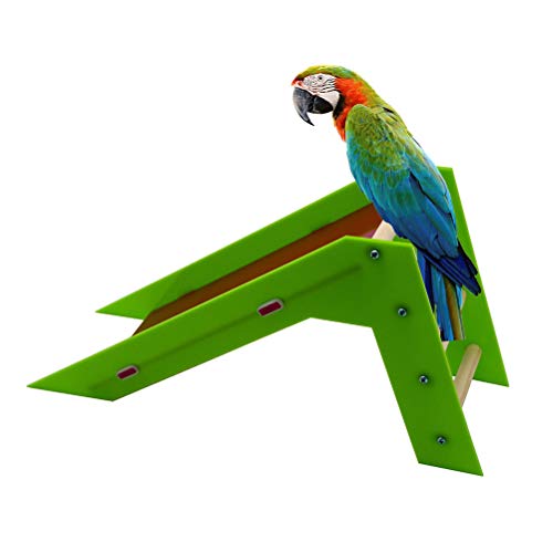 TEHAUX Juguetes para pájaros - Loro de aves escalera educativa loro actividad interactiva juguete loro escalada escalera suministros para mascotas