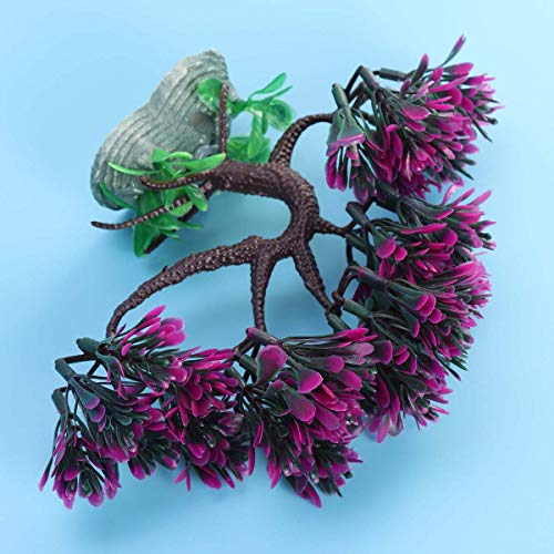 TEHAUX Plantas subacuáticas artificiales decorativas para acuario, paisaje, pecera, decoración