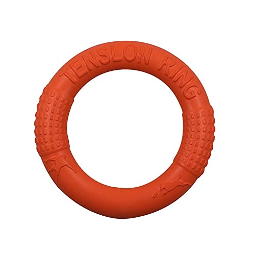 Tekaopuer EVA Bounce - Anillo flotante de goma para pelotas de tenis (18 cm, naranja)