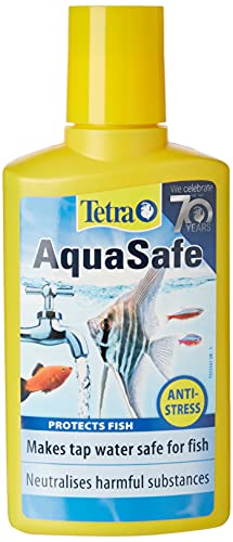 Tetra AquaSafe para convertir el Agua del Grifo en Agua Segura y Saludable para Peces y Plantas, 250 ml