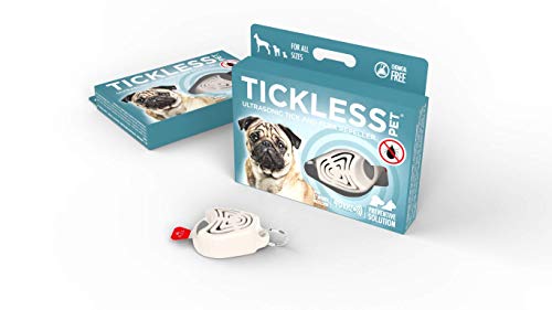 Tickless Pet Repelente ultrasónico de pulgas y garrapatas - Beige