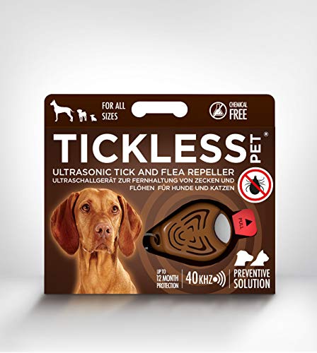 TickLess Pet Repelente ultrasónico de pulgas y garrapatas sin químicos