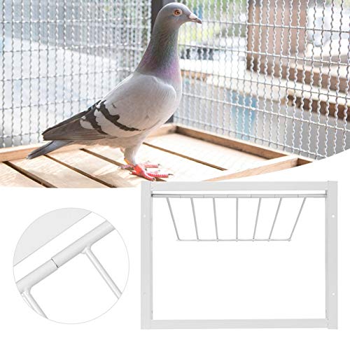 Tiffasha Jaulas para pájaros - Puerta de Hierro en Forma de Jaula para pájaros de Alta Resistencia para Palomas y Loros(30 x 26cm)