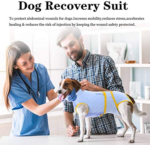 Traje de recuperación para perros y gatos después de la cirugía,antilamido, recuperación quirúrgica para mascotas, mono de tela suave