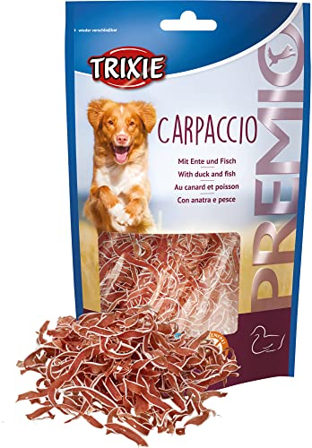 TRIXIE Snack PREMIO Carpaccio, Pato y Pescado, 40 g, Perro