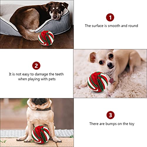UKCOCO Pet Olffing Ball Pet Olfateando Juguete Fieltro Pelota de Renoves para Perros Interesante Bola de Ruido Perro Perro Perro Perro Tratamiento Bola Lanzamiento de Estrés Juguetes